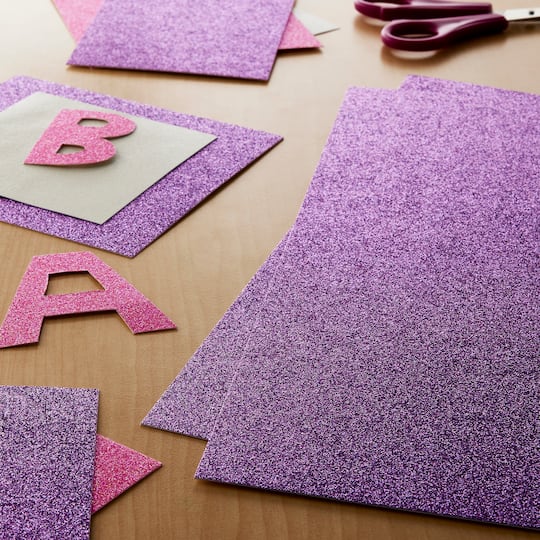 michaels cardstock glitter